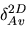 $\delta_{Av}^{2D}$